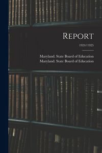 Produktbild: Report; 1924/1925