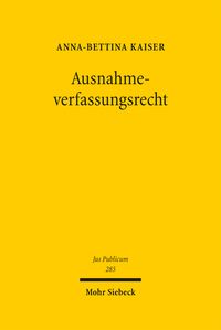 Produktbild: Ausnahmeverfassungsrecht
