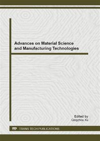 Produktbild: Advances on Material Science and Manufacturing Technologies
