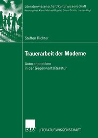 Produktbild: Trauerarbeit der Moderne