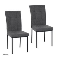 Produktbild: HTI-Living HTI-Living Stuhl Matthew Grau 2er-Set HTI-Living Stuhl Matthew Grau 2er-Set