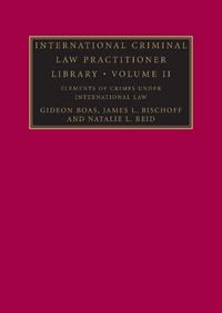 Produktbild: Elements of Crimes Under International Law