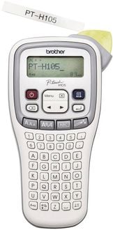 Produktbild: Brother P-touch H105 Beschriftungsger&auml;t Geeignet f&uuml;r Schriftband: TZe 3.5 mm, 6 mm, 9 mm, 12 mm