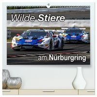 Produktbild: Wilde Stiere am N&uuml;rburgring (hochwertiger Premium Wandkalender 2026 DIN A2 quer), Kunstdruck in Hochglanz