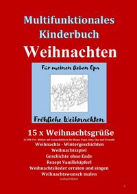 Produktbild: Multifunktionales Kinderbuch Weihnachten