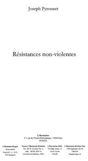 Produktbild: Resistances non-violentes