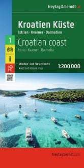 Produktbild: Freytag & berndt Stra&szlig;enkarte Kroatien K&uuml;ste 1:200.000