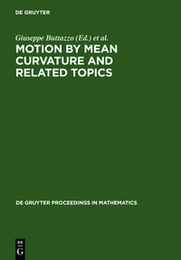 Produktbild: Motion by Mean Curvature and Related Topics
