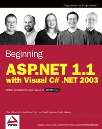Produktbild: Beginning ASP.NET 1.1 with Visual C# .NET 2003