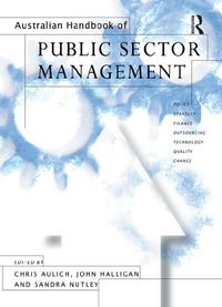Produktbild: Australian Handbook of Public Sector Management
