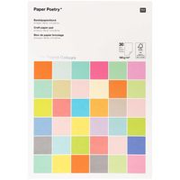 Produktbild: Bastelblock 180g, Super Pastel Colours MIX