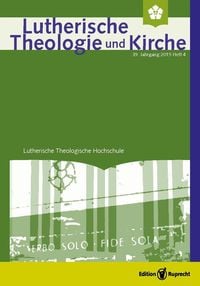 Produktbild: Lutherische Theologie und Kirche 4/2015