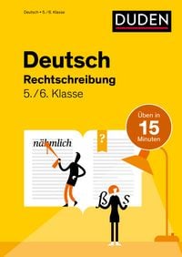 Produktbild: Deutsch in 15 Minuten - Rechtschreibung 5./6. Klasse