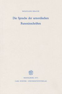 Produktbild: Die Sprache der urnordischen Runeninschriften