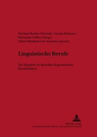 Produktbild: Linguistische Berufe