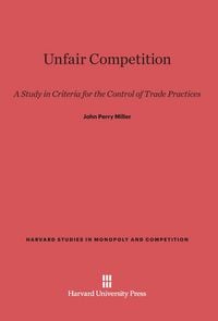 Produktbild: Unfair Competition