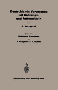 Produktbild: Statistische Grundlagen zu Deutschlands Versorgung mit Nahrungs- und Futtermitteln