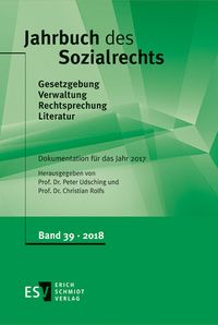 Produktbild: Jahrbuch des Sozialrechts (der Gegenwart). Gesetzgebung - Verwaltung... / Jahrbuch des Sozialrechts - - Dokumentation f&uuml;r das Jahr 2017