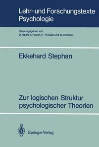 Produktbild: Zur logischen Struktur psychologischer Theorien