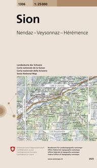 Produktbild: Swisstopo 1 : 25 000 Sion