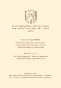 Produktbild: Die Bedeutung der Modernen Mathematischen Rechenmaschinen f&uuml;r mathematische Probleme der Hydrodynamik und Reaktortechnik. Die Rolle der komplexen Zahl