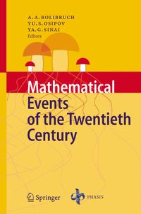 Produktbild: Mathematical Events of the Twentieth Century