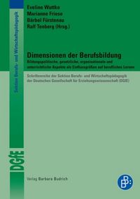 Produktbild: Dimensionen der Berufsbildung