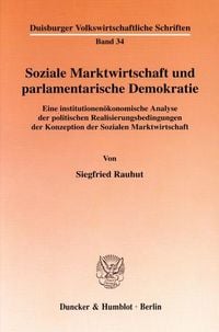 Produktbild: Soziale Marktwirtschaft und parlamentarische Demokratie.