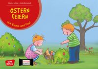 Produktbild: Ostern feiern mit Emma und Paul. Kamishibai Bildkartenset.