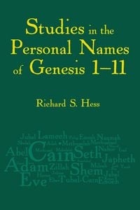 Produktbild: Studies in the Personal Names of Genesis 1-11