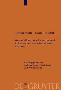 Produktbild: Christentum &ndash; Staat &ndash; Kultur