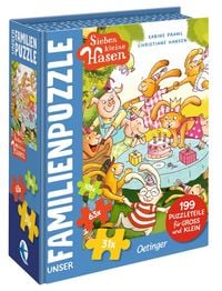 Produktbild: Sieben kleine Hasen. Unser Familien-Puzzle 199 Teile