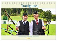 Produktbild: Traufgames Highlandgames in Albstadt - Pfeffingen (Tischkalender 2026 DIN A5 quer), CALVENDO Monatskalender