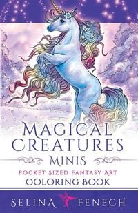 Produktbild: Magical Creatures Minis - Pocket Sized Fantasy Art Coloring Book