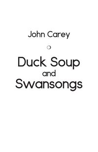 Produktbild: Duck Soup and Swansongs