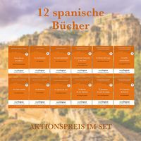 Produktbild: 12 spanische B&uuml;cher (B&uuml;cher + 12 Audio-CDs) - Lesemethode von Ilya Frank