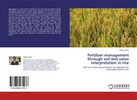 Produktbild: Fertilizer management through soil test value interpretation in rice