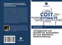 Produktbild: Verf&uuml;gbarkeit und Qualit&auml;t der Kostendaten f&uuml;r eine detaillierte Kostensch&auml;tzung