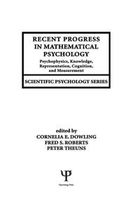 Produktbild: Recent Progress in Mathematical Psychology