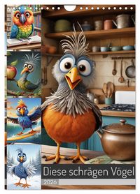 Produktbild: Diese schr&auml;gen V&ouml;gel (Wandkalender 2026 DIN A4 hoch), CALVENDO Monatskalender