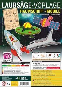 Produktbild: Laubs&auml;gevorlage Raumschiff (Mobile)
