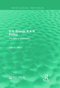 Produktbild: Tilton, J: U.S. Energy R & D Policy