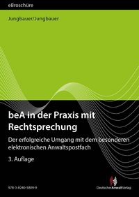 Produktbild: BeA in der Praxis mit Rechtsprechung