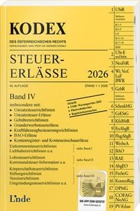 Produktbild: KODEX Steuer-Erl&auml;sse 2026, Band IV