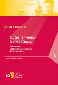 Bild vom Artikel Unternehmenstransaktionen vom Autor Stefan Behringer