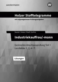 Produktbild: Holzer Stofftelegramme Baden-W&uuml;rttemberg &ndash; Industriekauffrau/-mann