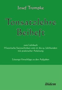 Produktbild: Tonsatzlehre Beiheft