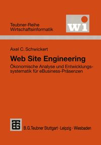 Bild vom Artikel Web Site Engineering vom Autor Axel C. Schwickert