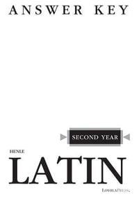 Produktbild: Henle Latin Second Year Answer Key