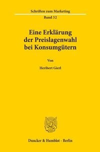 Produktbild: Eine Erkl&auml;rung der Preislagenwahl bei Konsumg&uuml;tern.